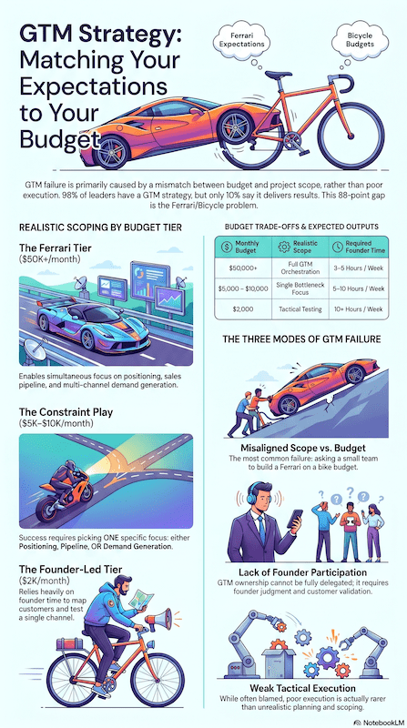 GTM strategy failing Expectations vs budget by novagrowth.io • nova* | Growth Systems Studio • https://novagrowth.io GTM strategy failing - Expectations vs budget by novagrowth.io